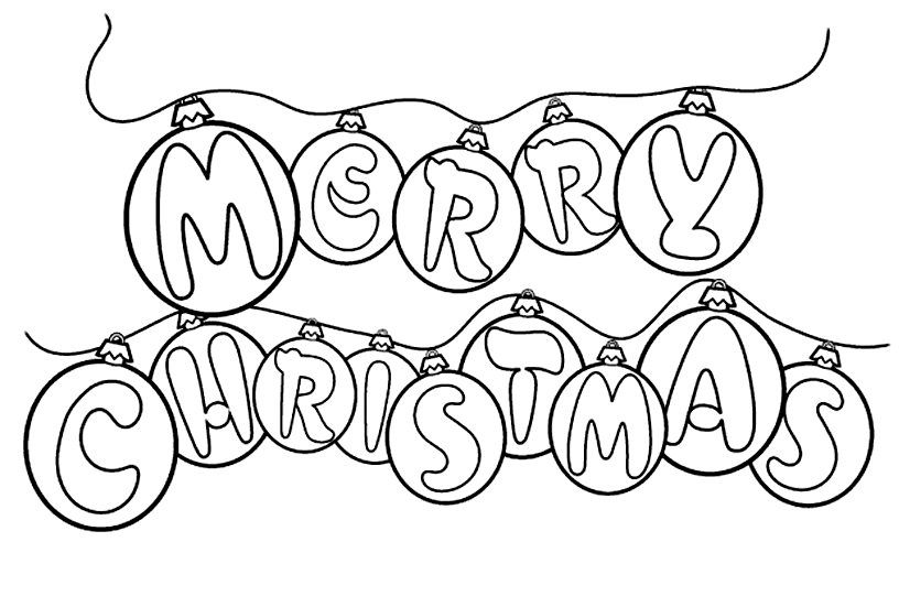 816x551 Christmas Coloring Pages For Kids When Your Son Or Daughter Say