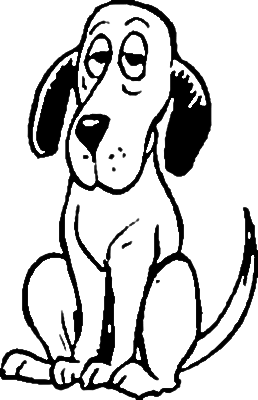 258x400 Bored Dog Coloring Page Dog Coloring Pages Org
