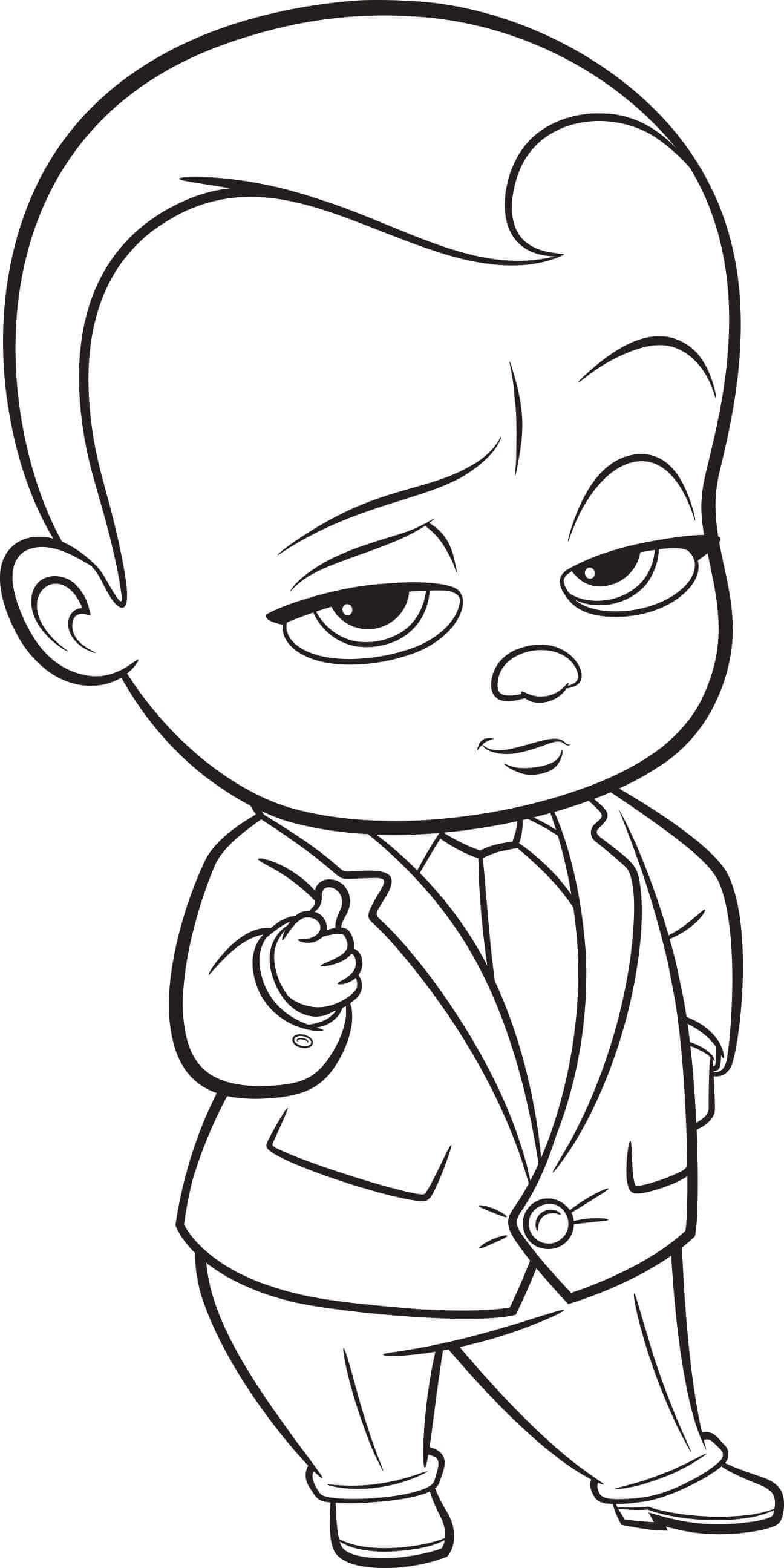1296x2591 Top 10 The Boss Baby Coloring Pages Jefe, Carpetas Decoradas Y Brito