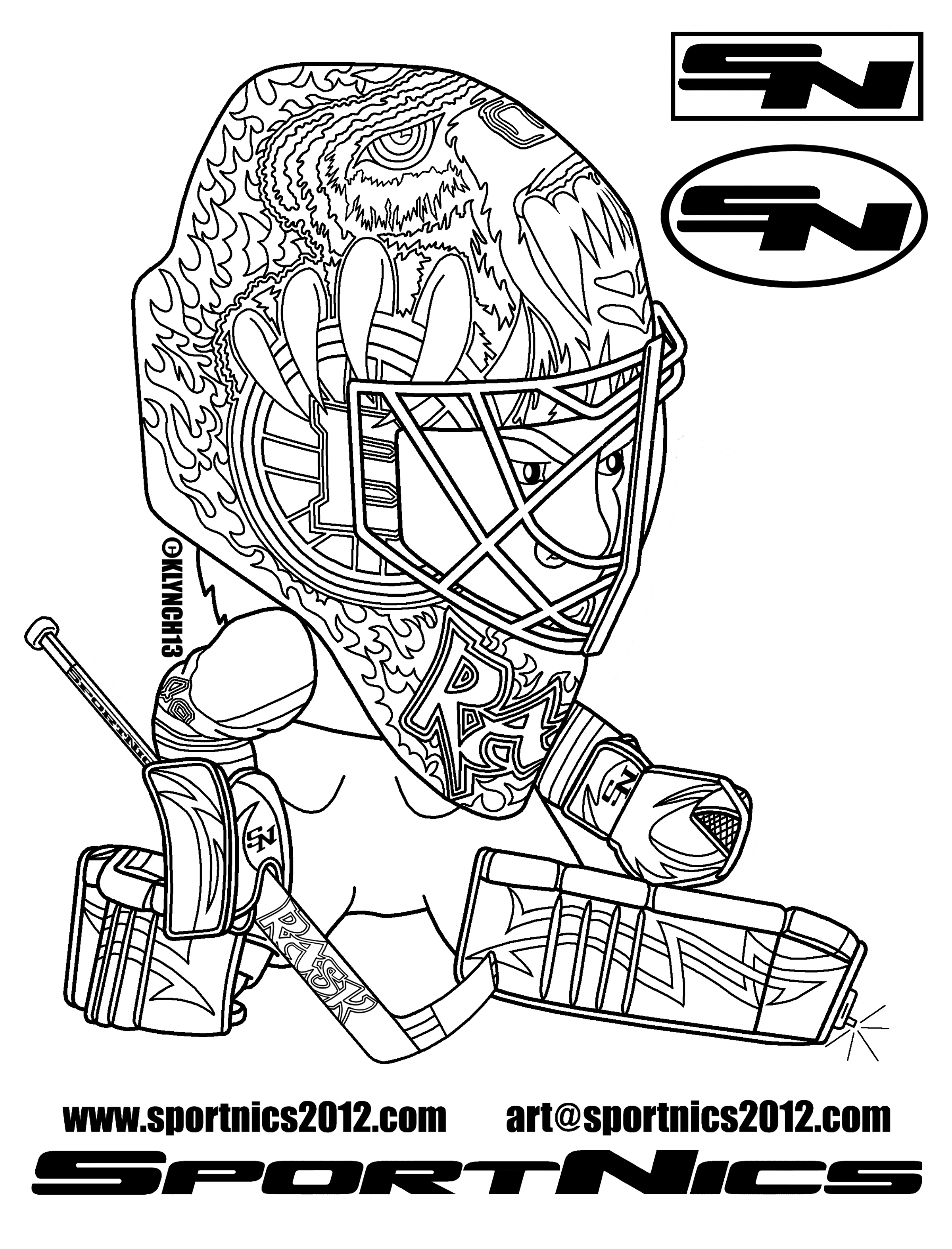 2400x3150 Nhl Team Logos Coloring Pages