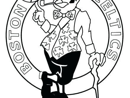 440x330 Coloring Pages Logo Coloring Pages Boston Celtics Free Coloring