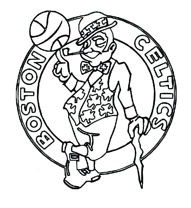 650x708 Boston Celtics Coloring Pages Coloring Pages Coloring Pages