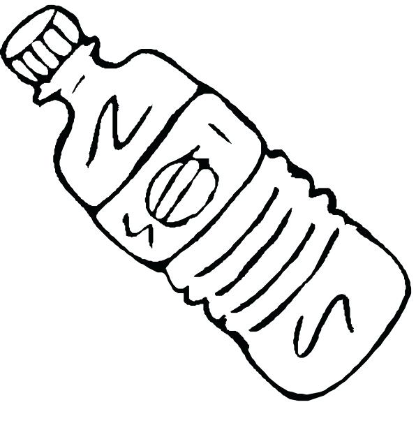 596x616 Water Bottle Coloring Page Milk Carton Coloring Page Water Bottle