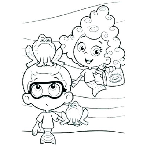 500x500 Bubble Guppies Coloring Pages Bubble Guppies Coloring Page Molly
