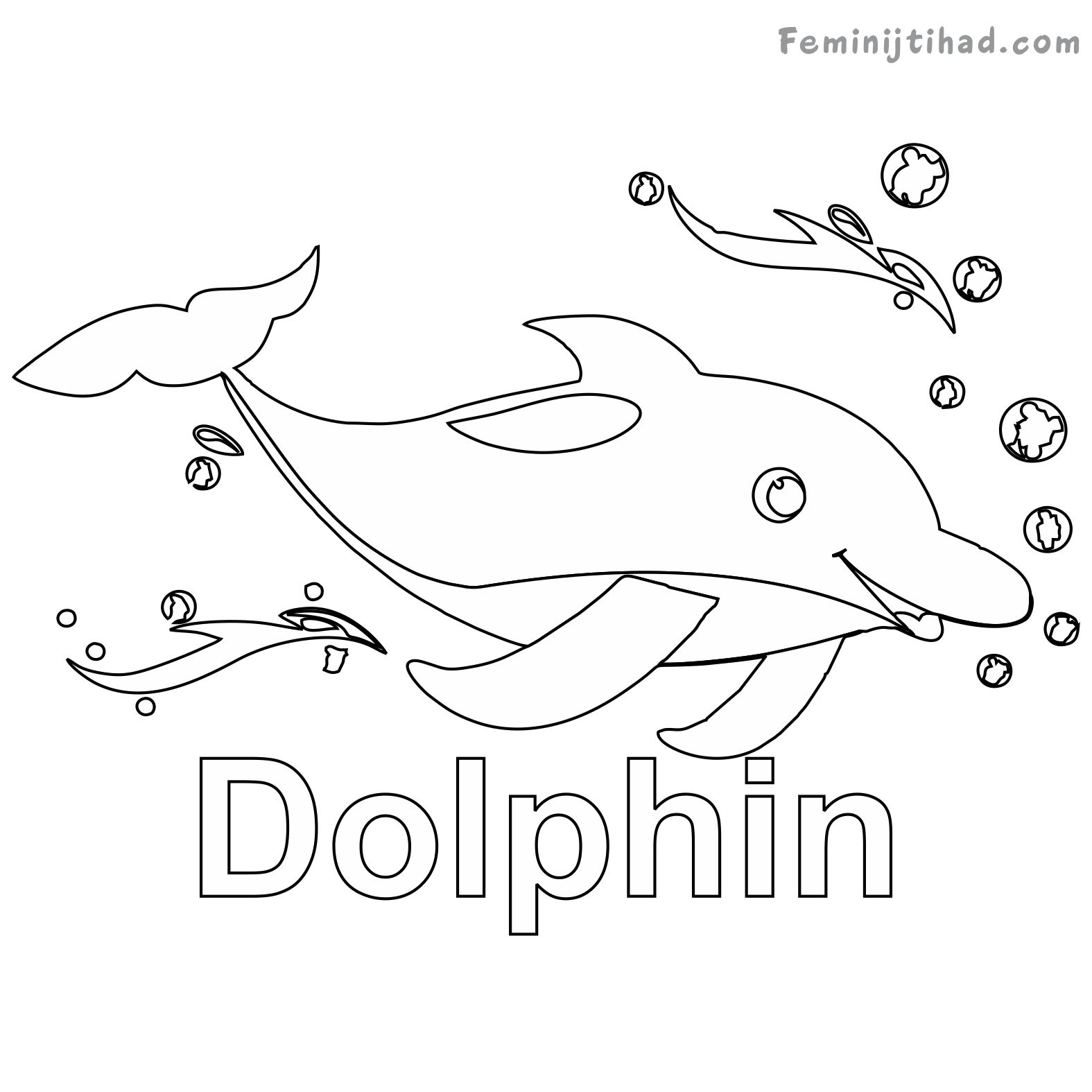 1575x1575 Dolphin Coloring Pages Printable Coloring Pages For Kids