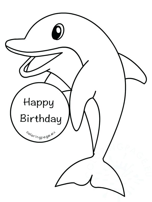 595x793 Coloring Page Dolphin Shippa.co