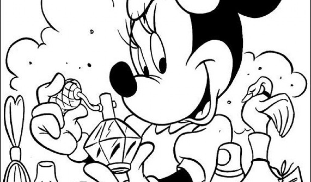 1024x600 19 Minnie Mouse Bow Coloring Pages, Minnie Mouse Coloring Pages