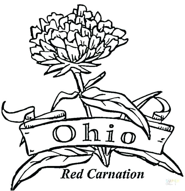 618x635 Bow Coloring Page