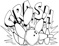 236x186 Printable Bowling Coloring Page 4
