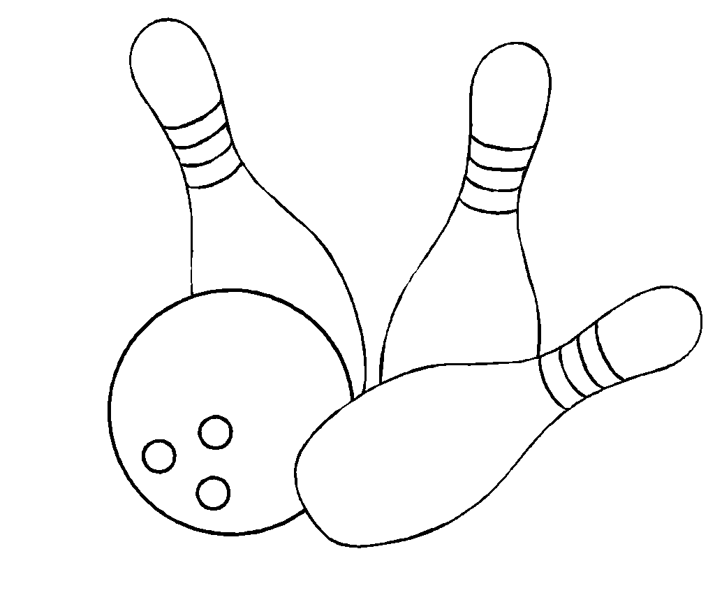 1024x882 Bowling Alley Coloring Pages