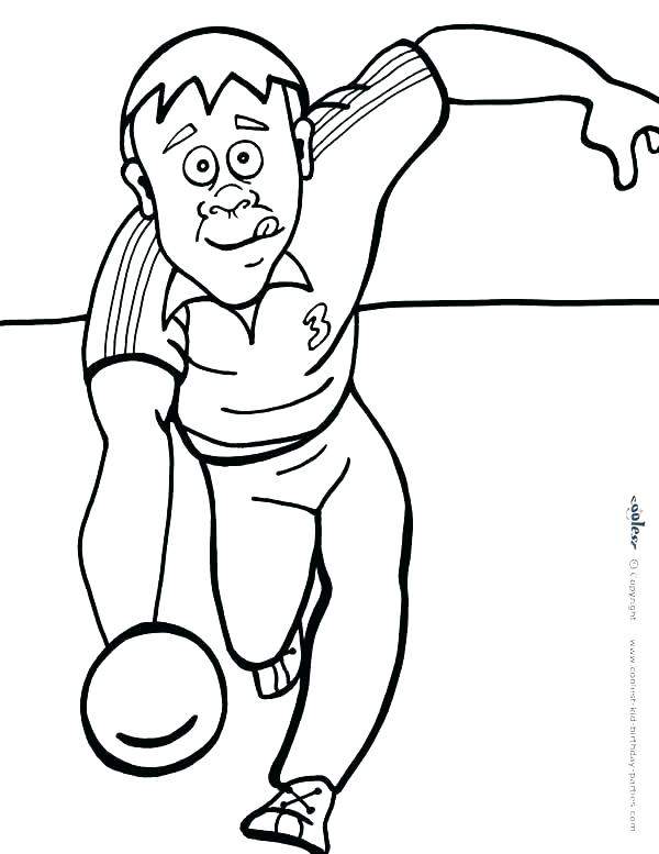 600x777 Bowling Pin Coloring Page Bowling Coloring Pictures Bowling Pin