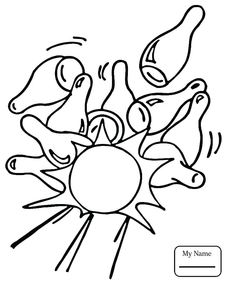 765x952 Bowling Coloring Pages Bowling Shoes Coloring Page Bowling Ball