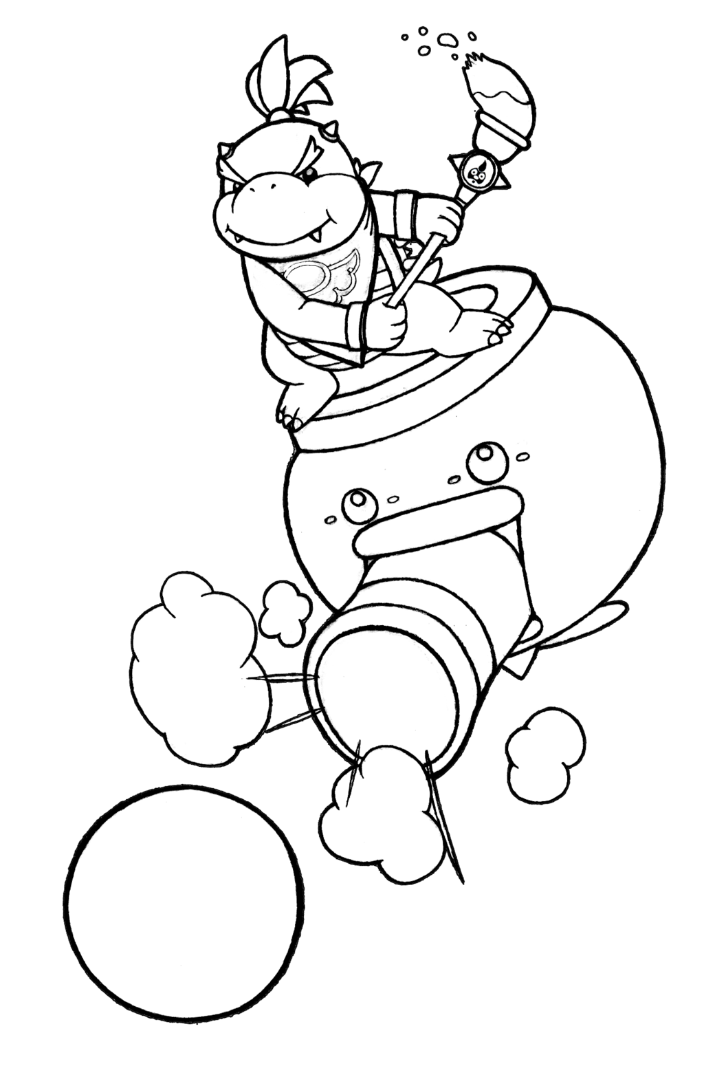 1024x1566 Bowser Coloring Pages