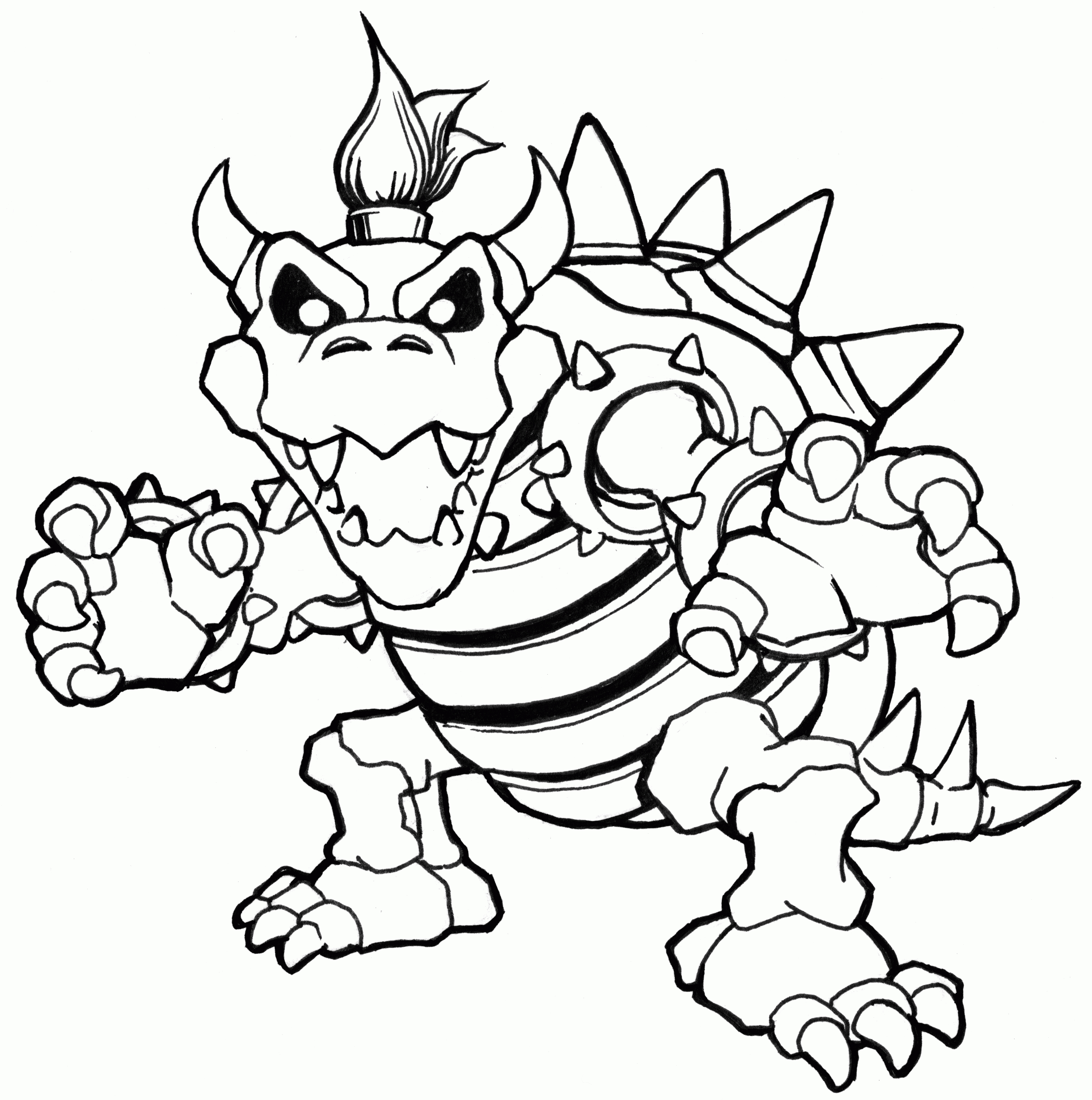 7000x7053 Bowser Coloring Pages Elegant Mario Bowser Jr Coloring Pages
