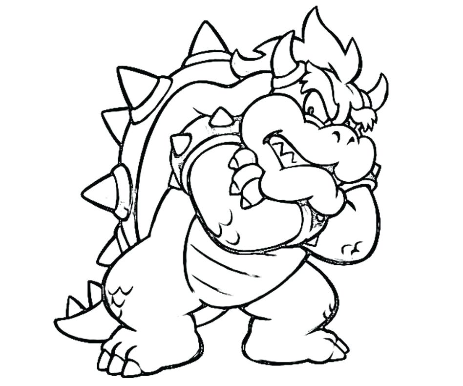 948x790 Bowser Castle Coloring Pages Jr