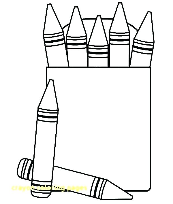 600x708 Crayon Coloring Pages Crayola Crayon Names Coloring Page Crayon