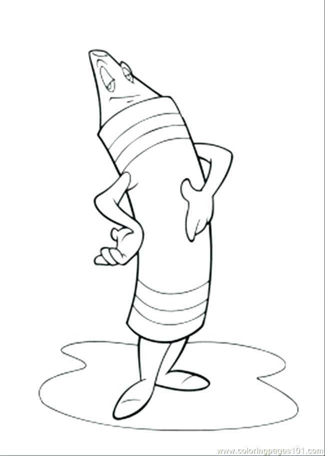 650x910 Crayon Coloring Pages Crayon Coloring Pages Printable Crayons
