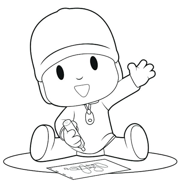 600x627 Crayon Coloring Pages Is Drawing With Crayon Coloring Page Crayon