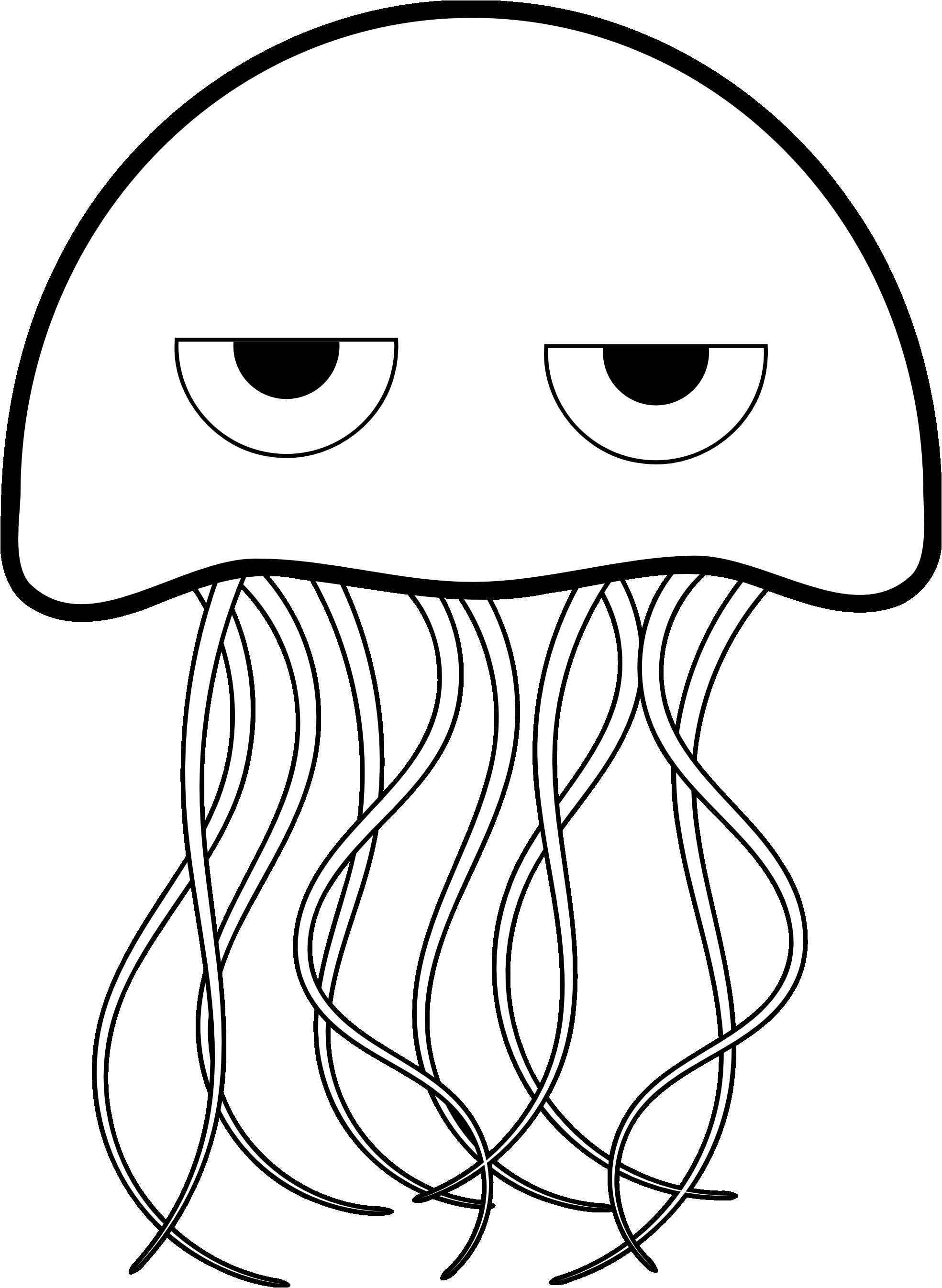 1969x2693 Jellyfish Coloring Page ~ Cool Coloring Pages