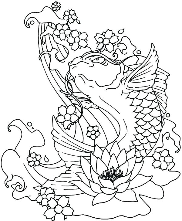 600x728 Coloring Page Fish Valuable Idea Fish Coloring Page Fish Coloring