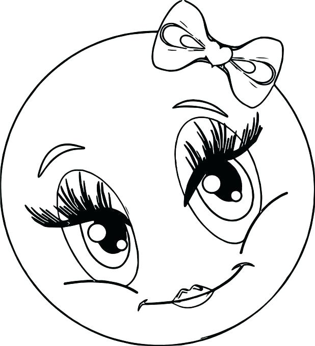 618x680 Boy And Girl Coloring Page Girl Face Coloring Page Cute Girl