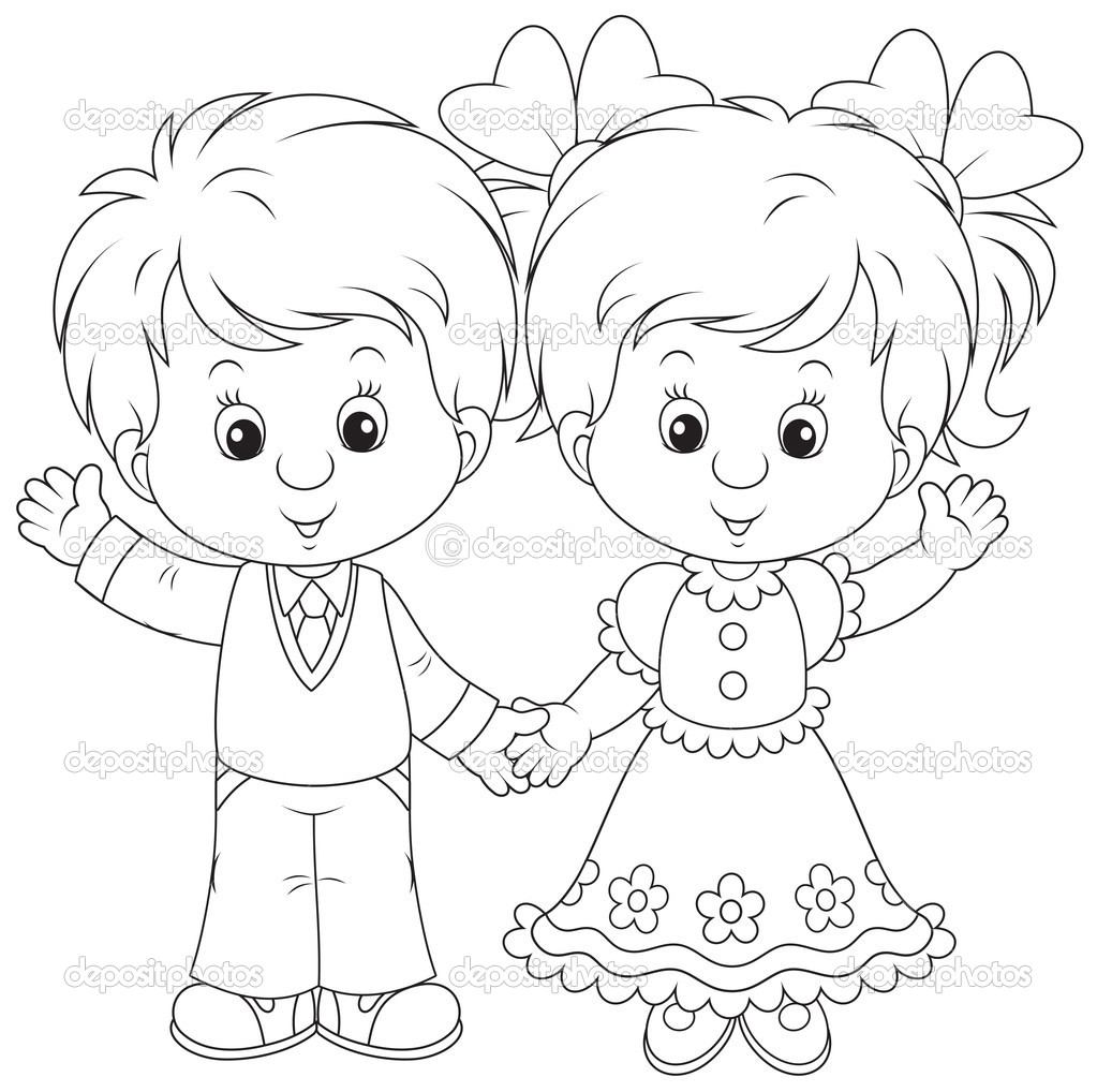 1023x1018 Little Girls Coloring Pages. Little Girl Coloring Book With Little