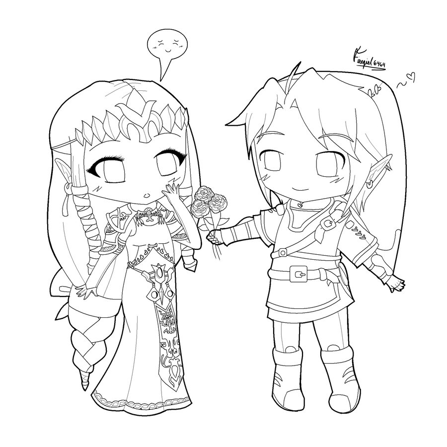 900x900 Chibi Boy And Girl Holding Hands Template