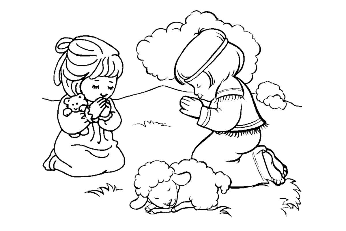 1199x800 Free Christian Coloring Pages For Kids And Young Children Level