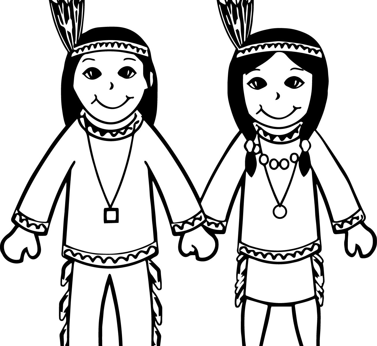 1307x1200 Wild West Coloring Pages Indian Boy Page Free Printable Kids Color