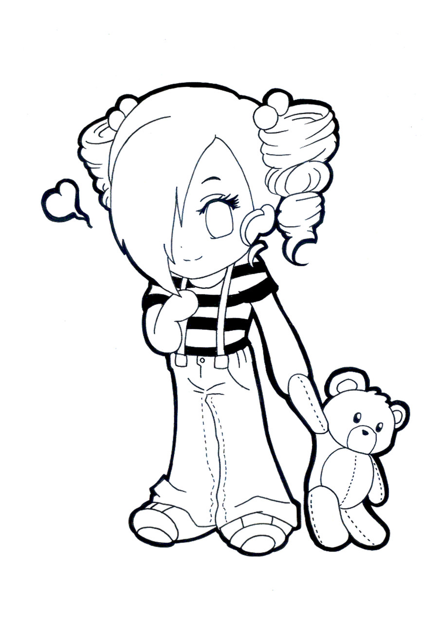 900x1273 Enchanting Emo Coloring Pages To Print Girl Anime Boy Love Couple