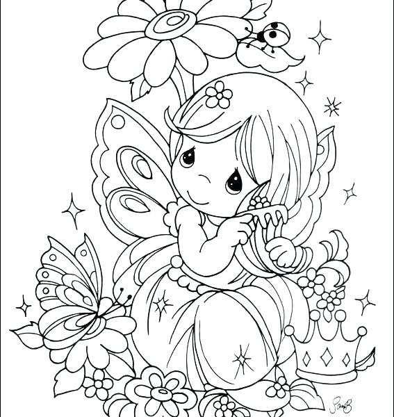 567x600 Remarkable Precious Moments Angels Coloring Pages Precious Moments