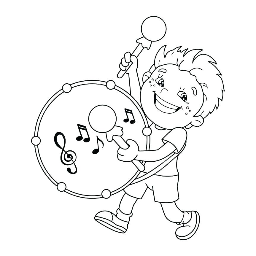 863x863 Instrument Coloring Pages Instrument Coloring Pages Coloring Page