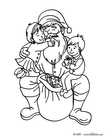 364x470 Santa Claus Coloring Pages