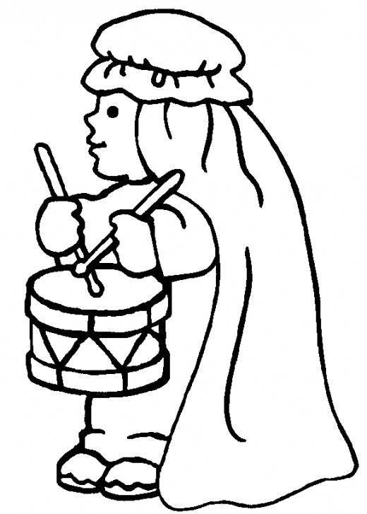 520x727 The Little Drummer Boy Printables Drummer Boy, Ward Christmas
