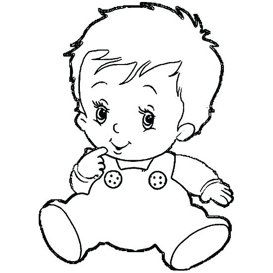 550x550 Baby Boy Colouring Pages Printable Coloring Newborn Baby Boy