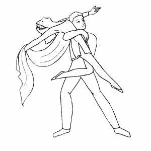 300x300 Boy Getting Partner Up In Air Coloring Page