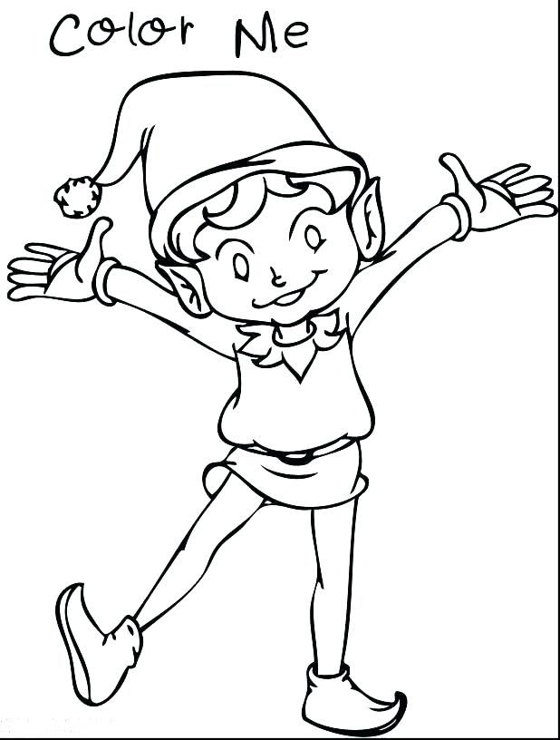618x816 Elf On The Shelf Coloring Also Elf On The Shelf Coloring Page Elf
