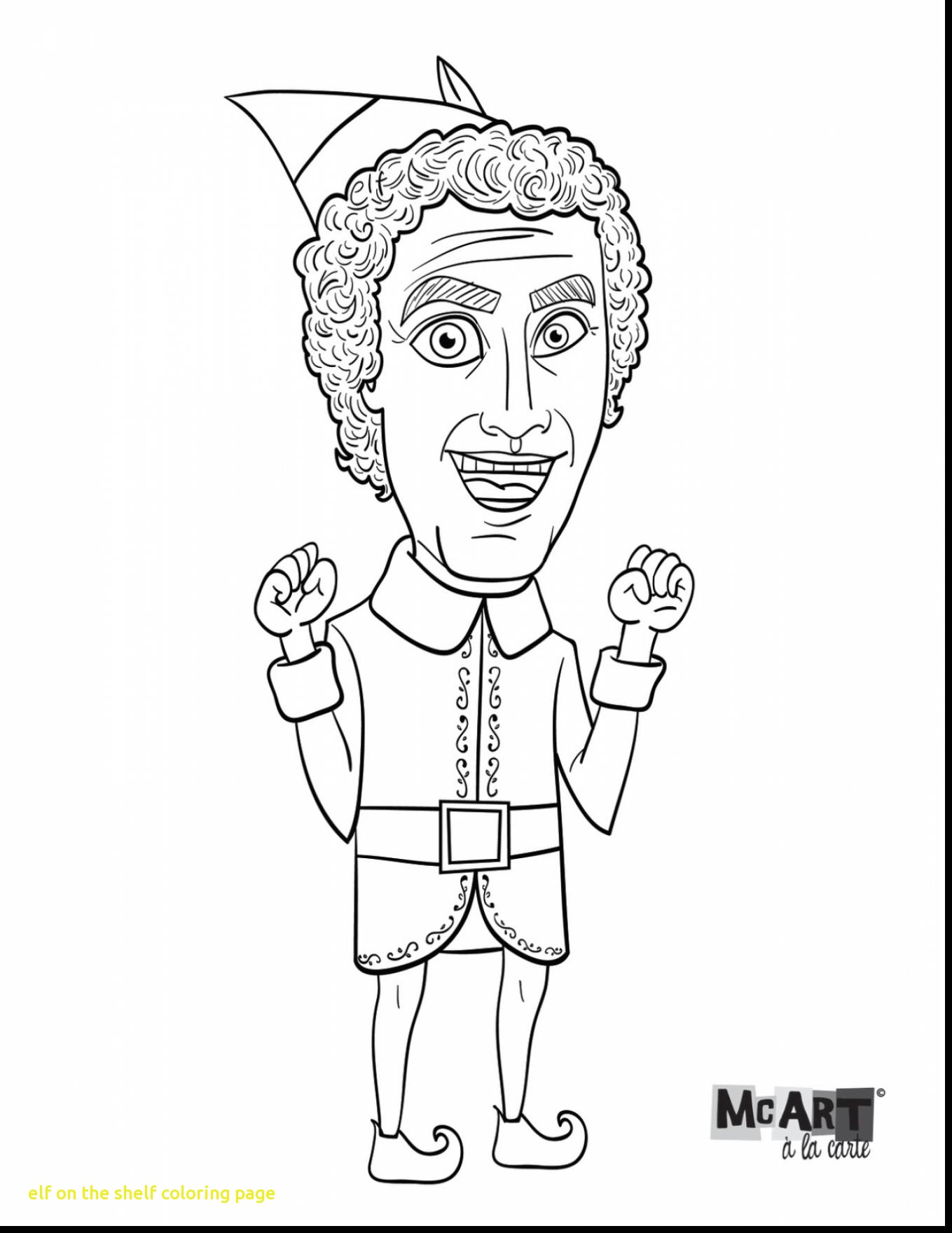 1359x1760 Elf On The Shelf Coloring Page