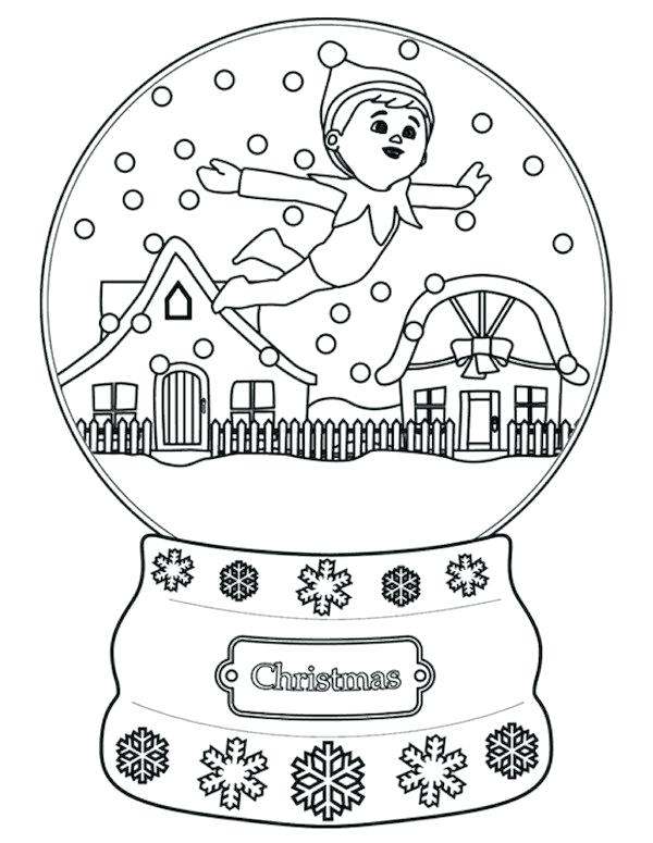 600x775 Elf On The Shelf Coloring Pages Ebestbuyvn.co