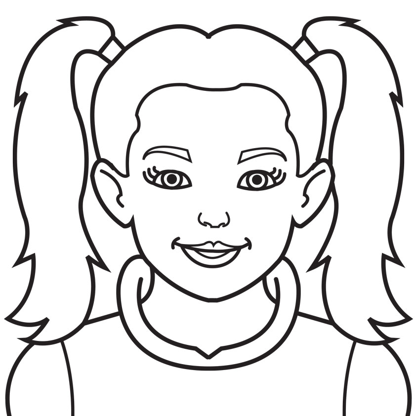 842x842 Head Coloring Pages