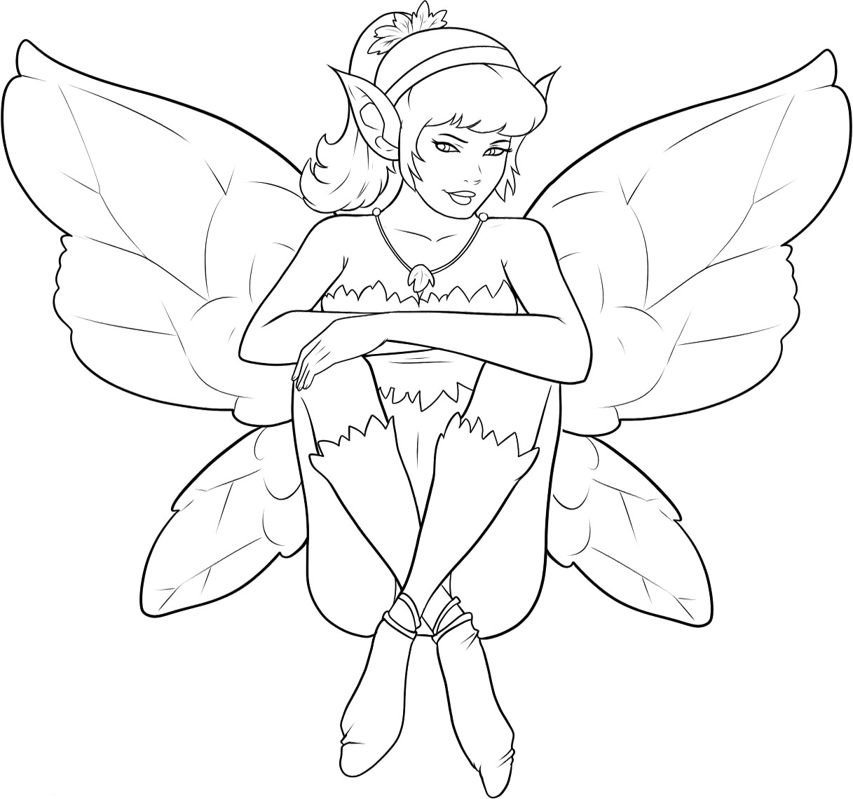 1217x1140 Impressive Inspiration Fairy Coloring Pages 2 To Print Printable