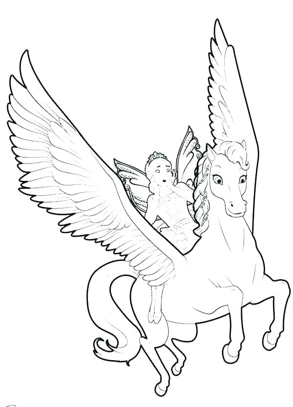 600x834 Fairy Coloring Pages For Kids