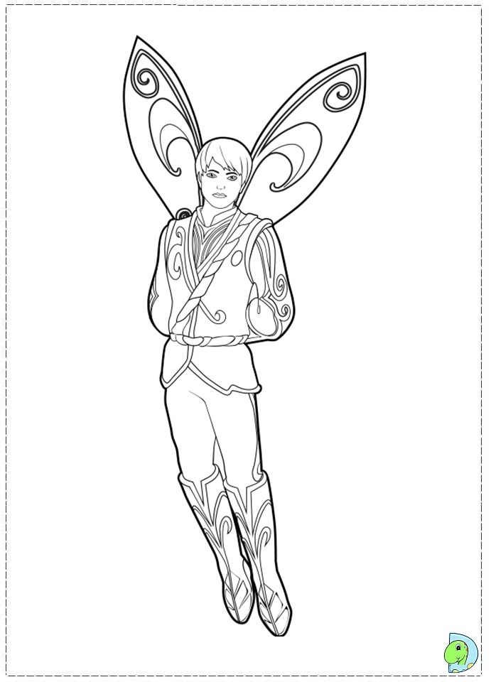 691x960 Barbie Mariposa And The Fairy Princess Coloring Page