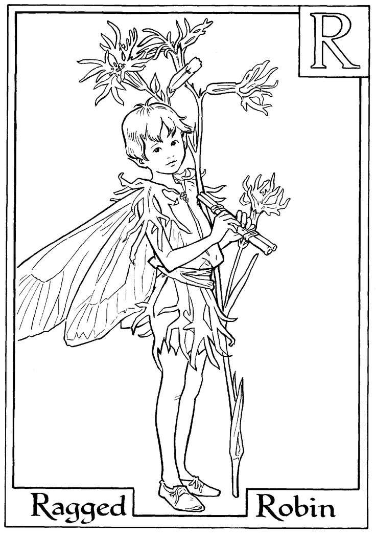 Boy Fairy Coloring Pages