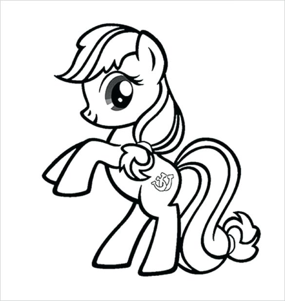 585x619 Kid Coloring Page Pony Kid Coloring Page Childrens Valentine