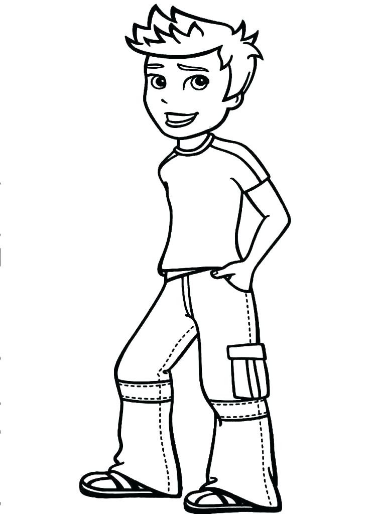 743x1024 Boys Coloring Sheets Boy Coloring Page Little Boy Coloring Pages