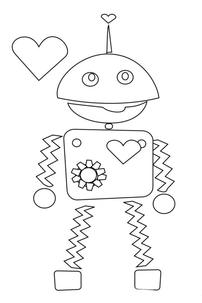 Boy Valentines Day Coloring Pages