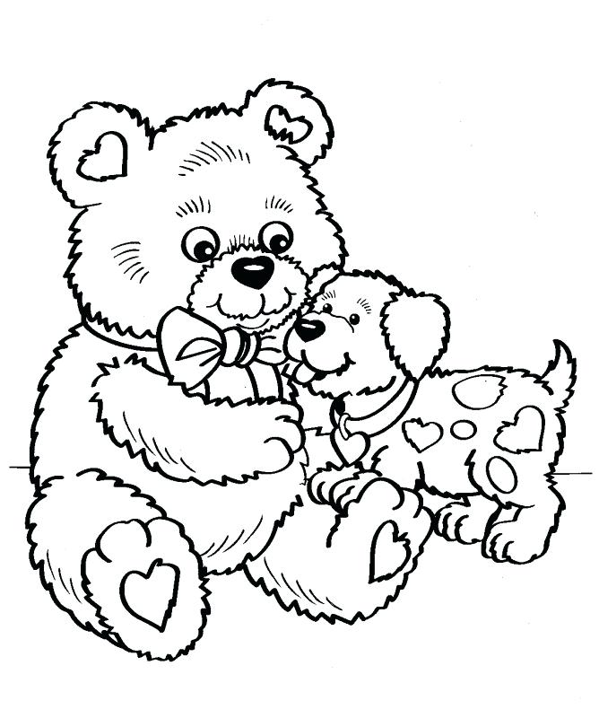 668x800 Best Friend For Ever Boy With Love Balloon Coloring Page Holiday