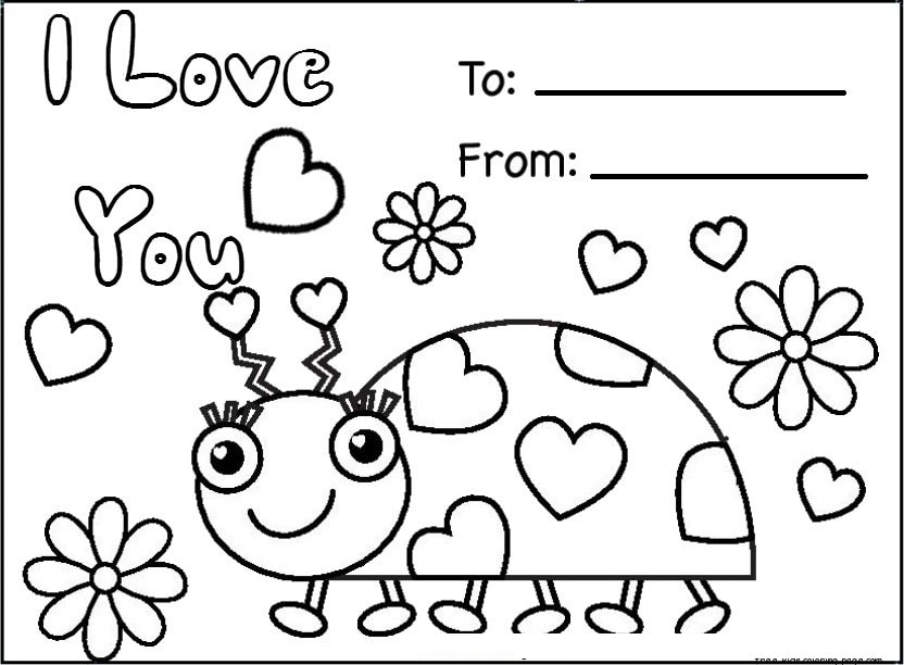 832x612 Valentines Day Coloring Pages Free Download