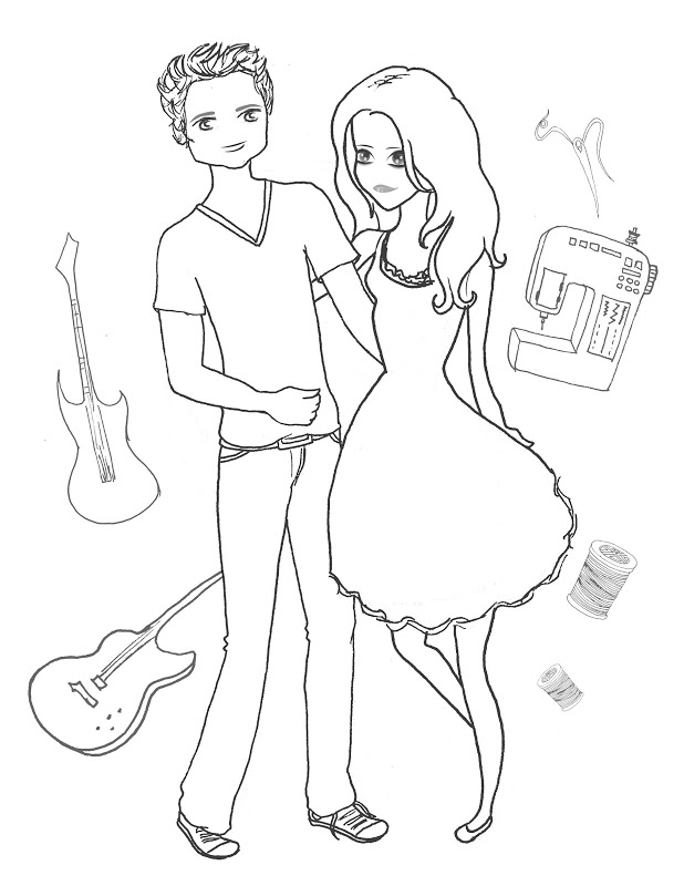 618x800 Boyfriend Girlfriend Coloring Pages Collection Free Coloring Sheets